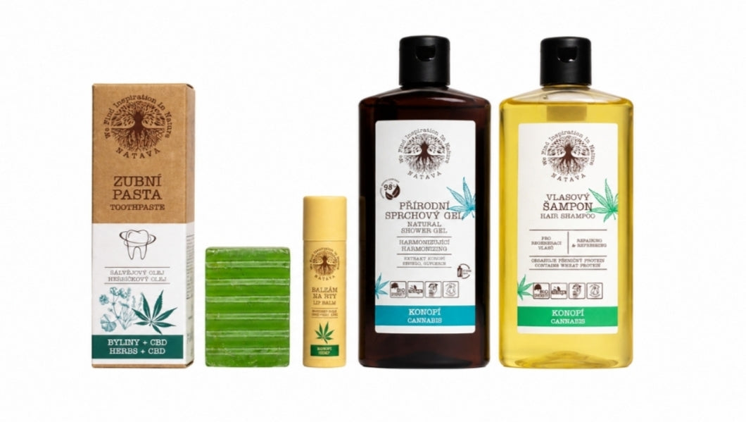 Konopný wellness set – přírodní péče s konopím