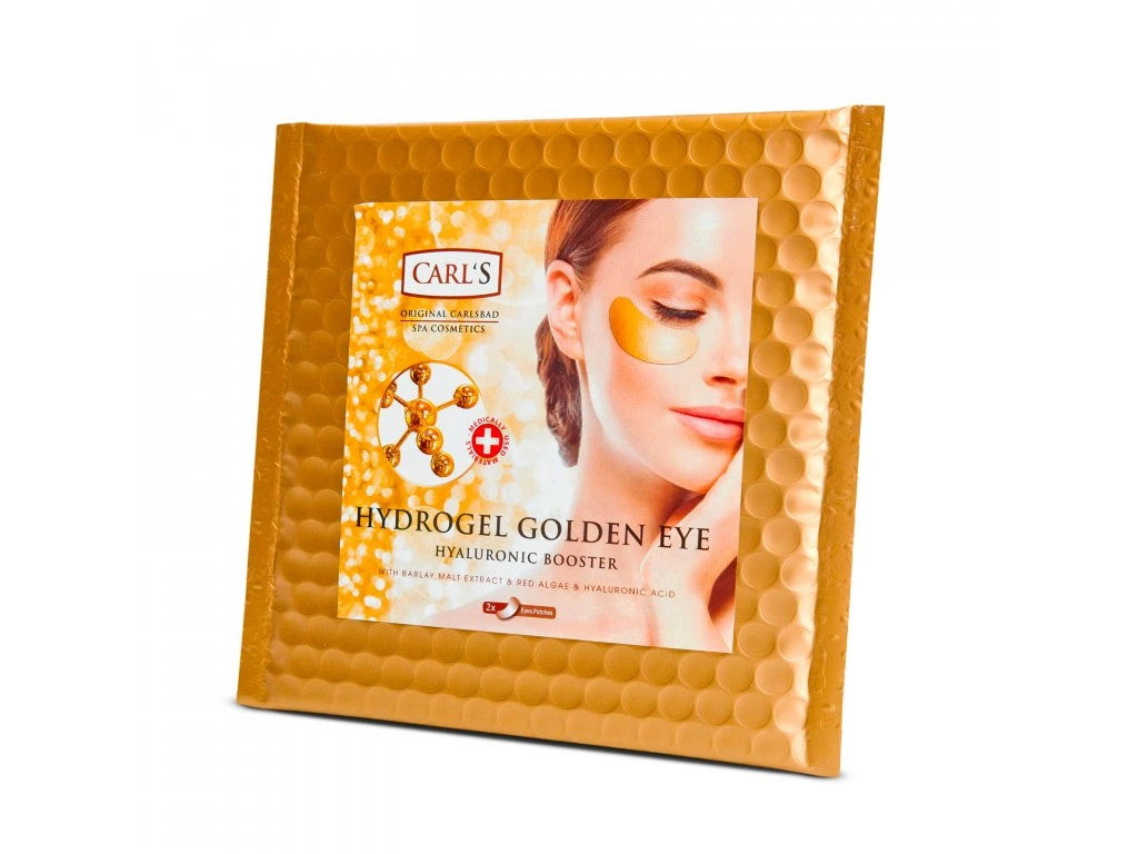 Zlatá hydrogelová oční maska HYDROGEL GOLDEN EYE Hyaluronic Booster