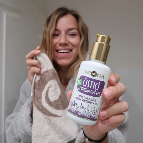 Bio-Lavendel-Reinigungsgel mit Mandel, Kamille und Vitamin E