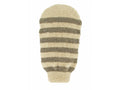 Massagehandschuhe – Bio-Leinen (gestreift, 2 Stärken)