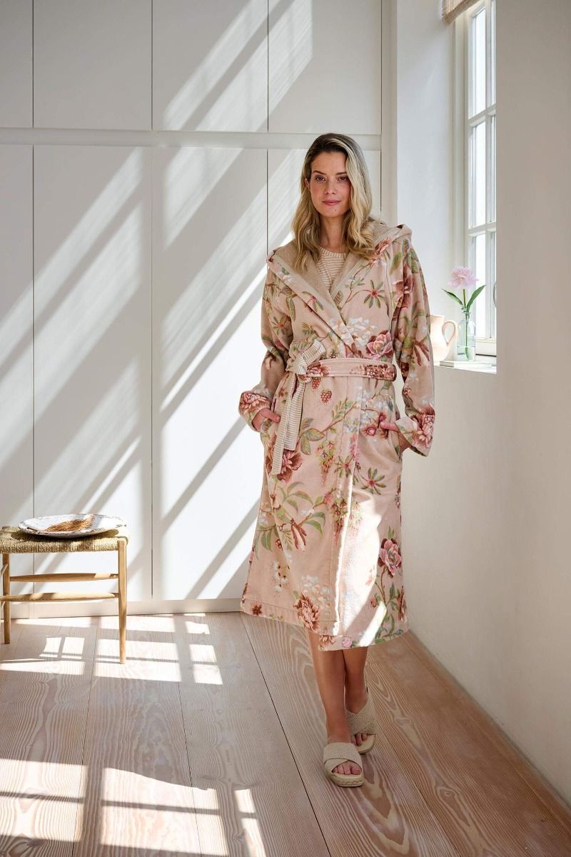 Luxusní župan Secret Garden béžový - PIP Studio