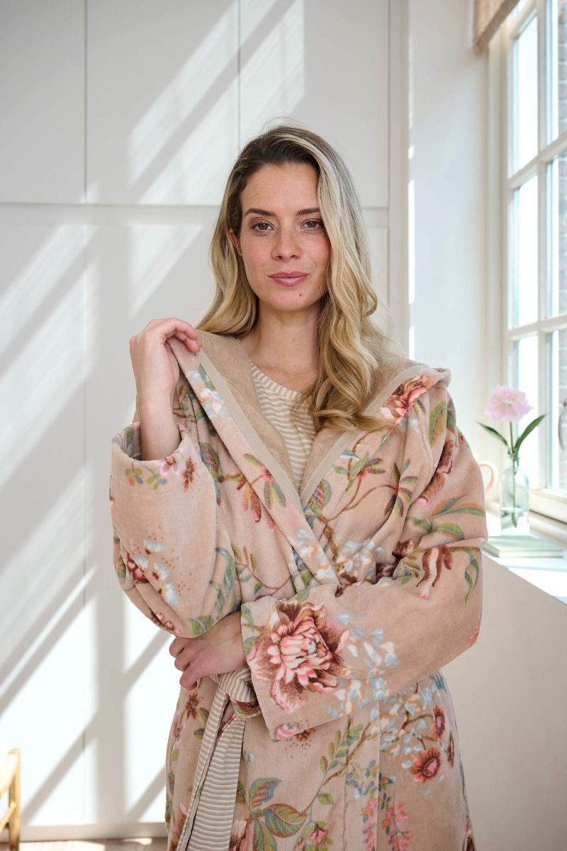 Luxusní župan Secret Garden béžový - PIP Studio