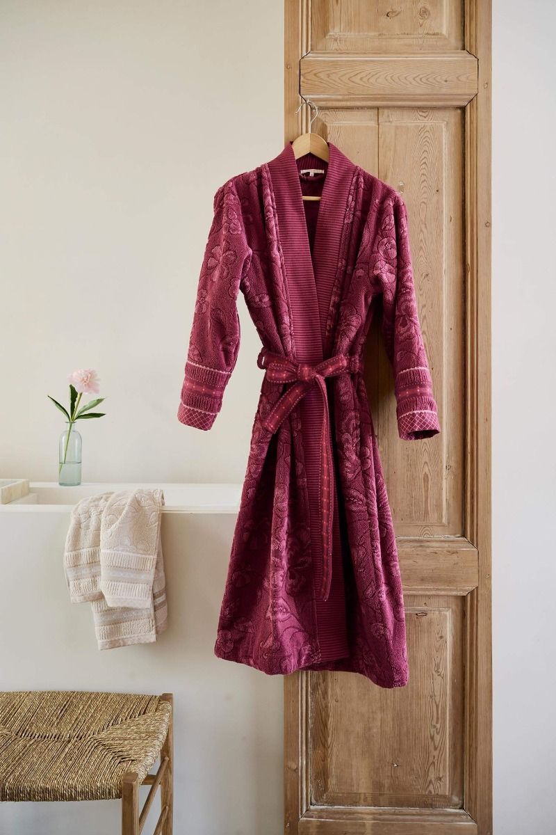 Župan Jasmin Jacquard Red - Pip Studio