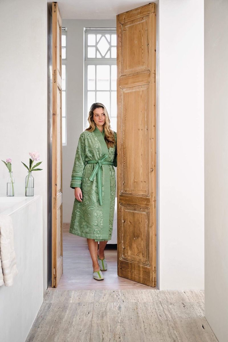 Župan Jasmin Jacquard Green - Pip Studio