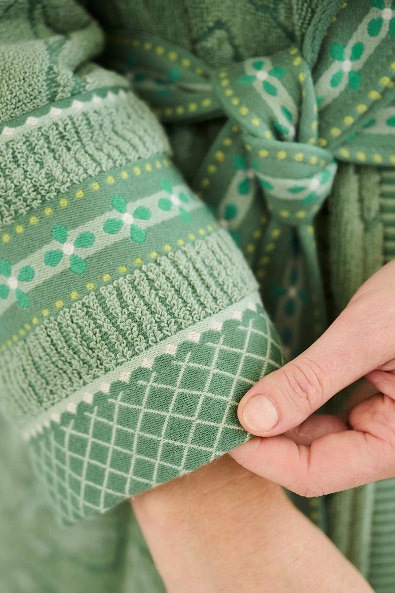 Župan Jasmin Jacquard Green - Pip Studio