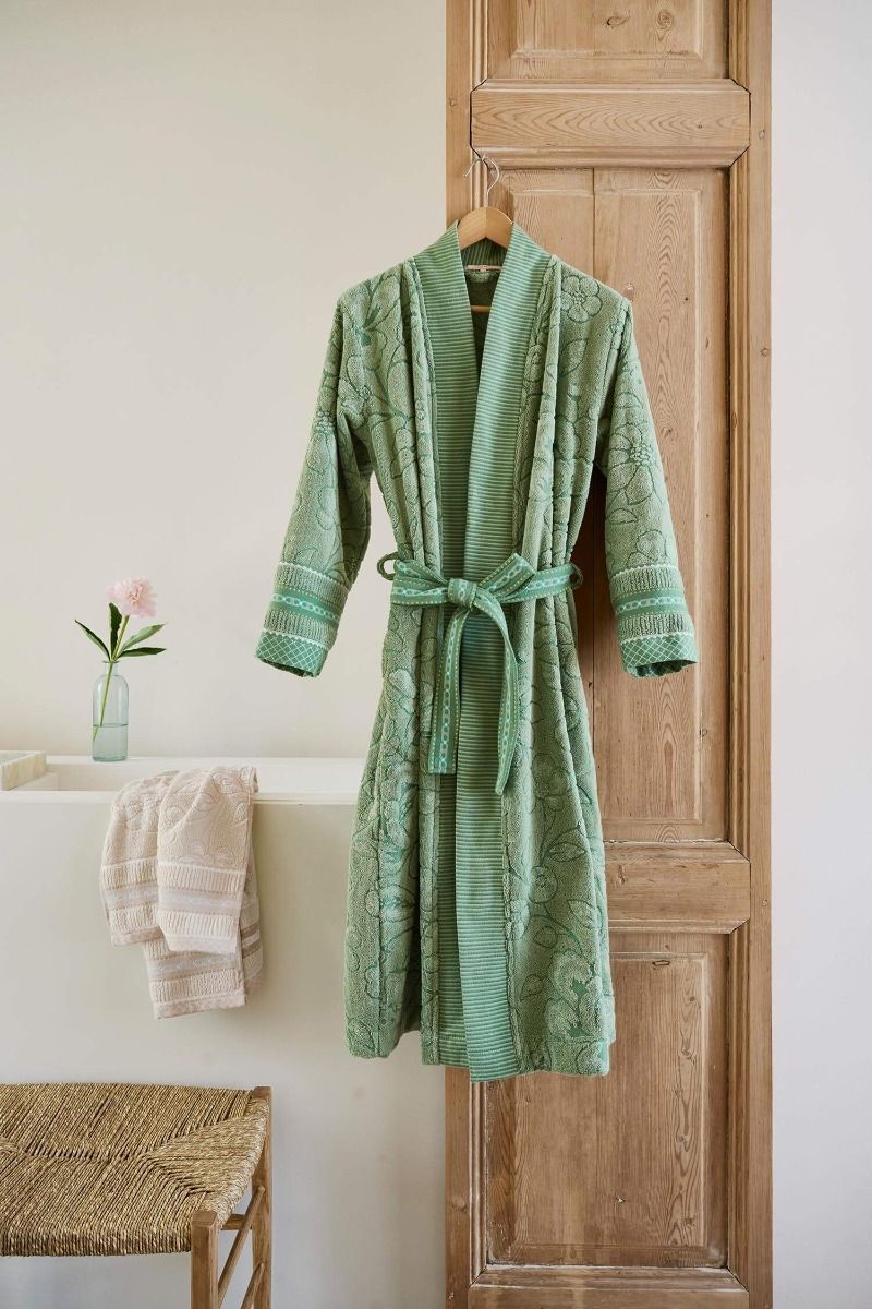 Župan Jasmin Jacquard Green - Pip Studio