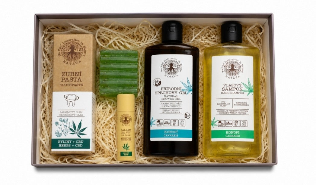 Konopný wellness set – přírodní péče s konopím
