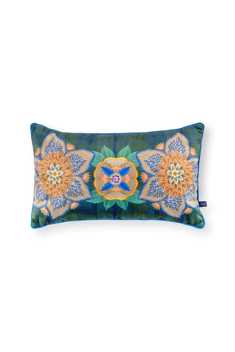Polštář - Flores Felices - Pip Studio (modrý)
