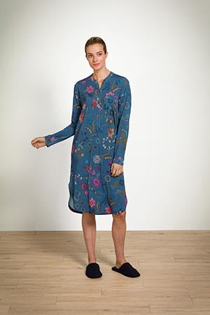 Noční košile Diogo – Coco Flower Blue - Pip Studio