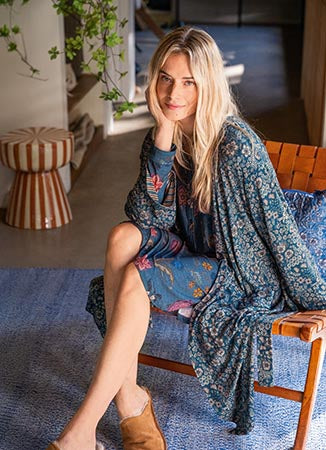 Noční košile Diogo – Coco Flower Blue - Pip Studio