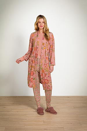Kimono Nisha - Coco Flower Coral