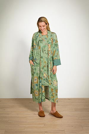 Kimono Noa – Safari Bloom Green - Pip Studio