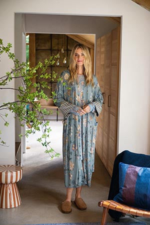 Kimono Noa – Safari Bloom Blue - Pip Studio