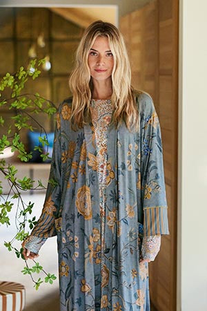 Kimono Noa – Safari Bloom Blue - Pip Studio