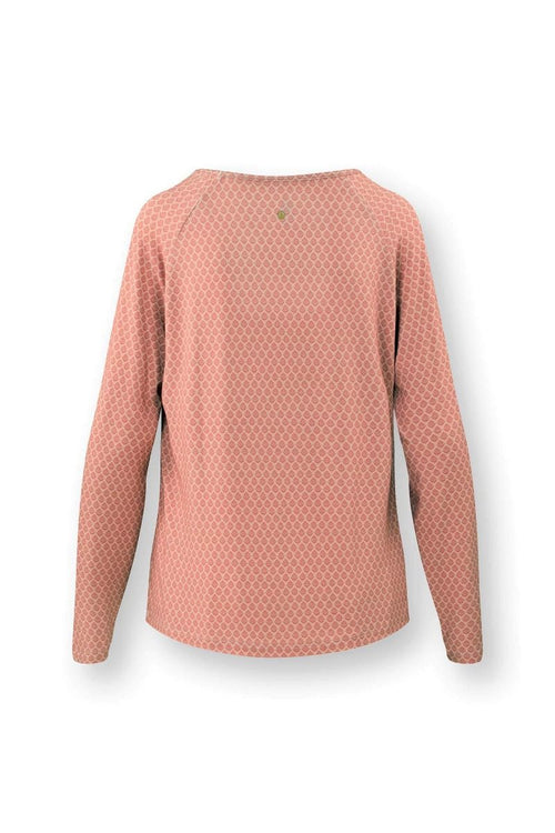 Damen-Langarmshirt „Tina“ – Farbe: Tausend Blätter Rosa