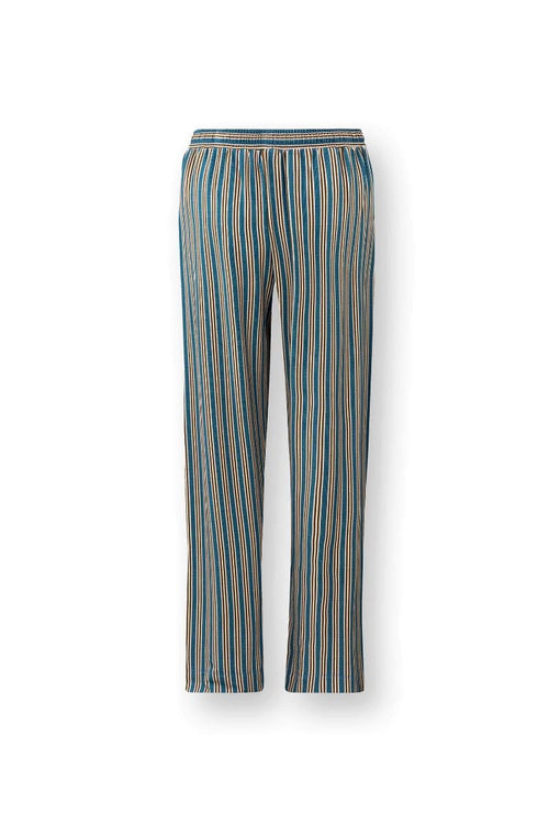 Belin Lange Hose – Kente-Streifen Blau