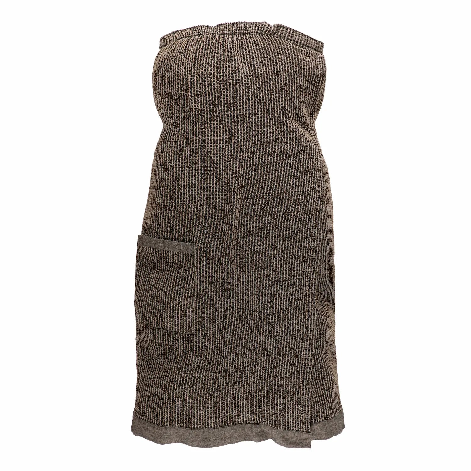 Dámský elegantní saunový set (hnědý)