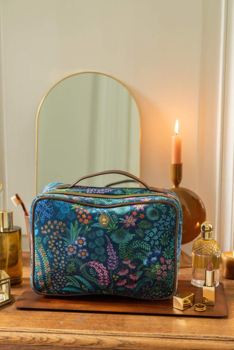 Kosmetikkoffer Casey – Querida Velvet - PIP Studio (blau)