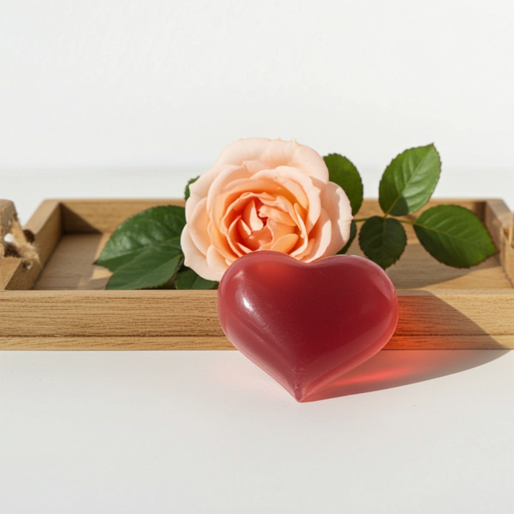 Plump Heart – Ziegenmilchseife (Rosenholz)