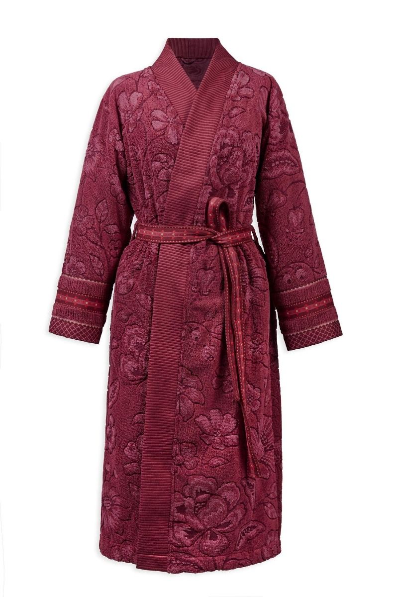 Župan Jasmin Jacquard Red - Pip Studio