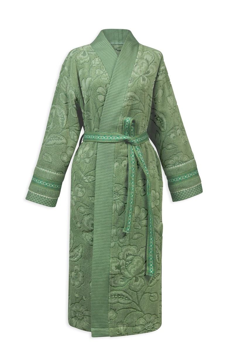 Župan Jasmin Jacquard Green - Pip Studio