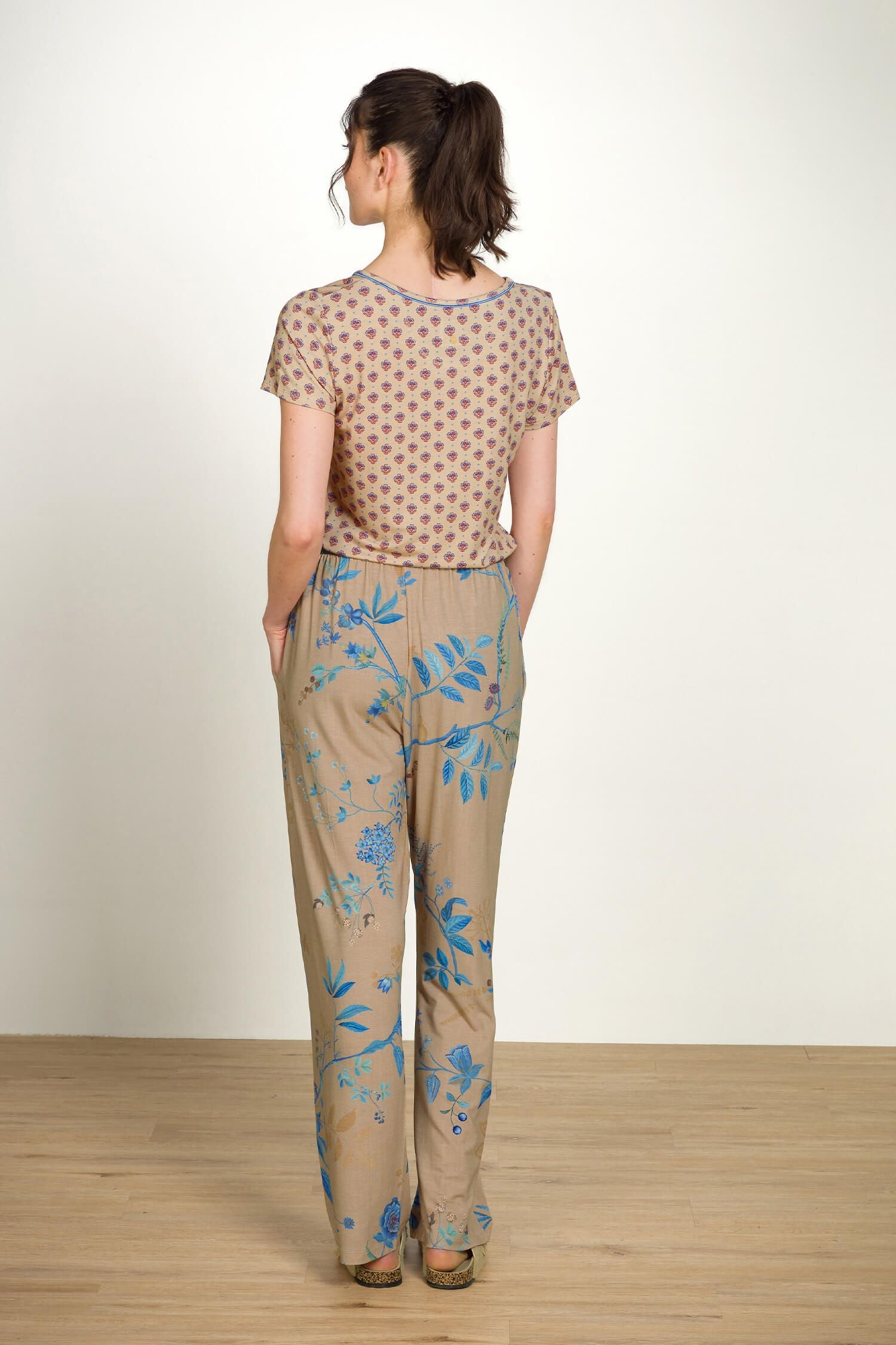 Dlouhé kalhoty Belin Marigold Blue - Pip Studio