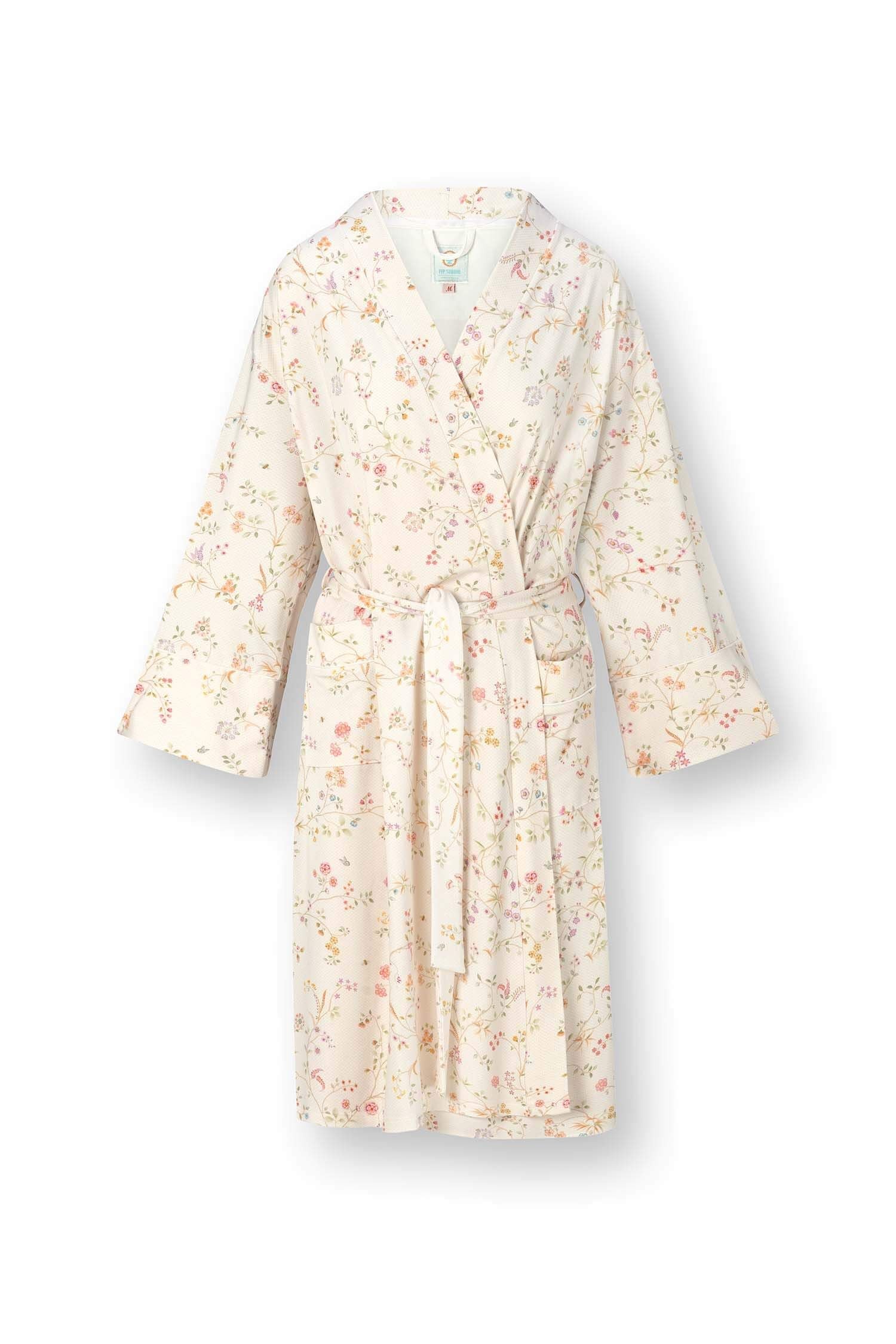 Naomi Kimono Little Delhi Hellweiß