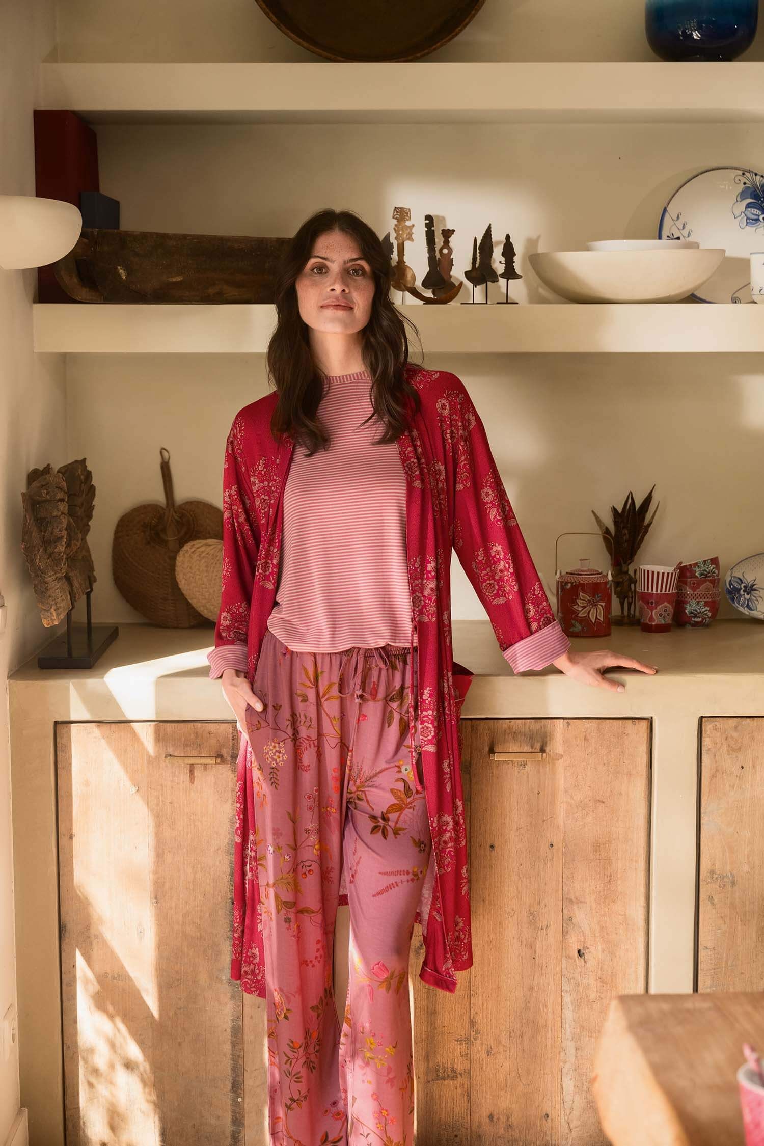Kimono Nisha Namaste Red - Pip Studio