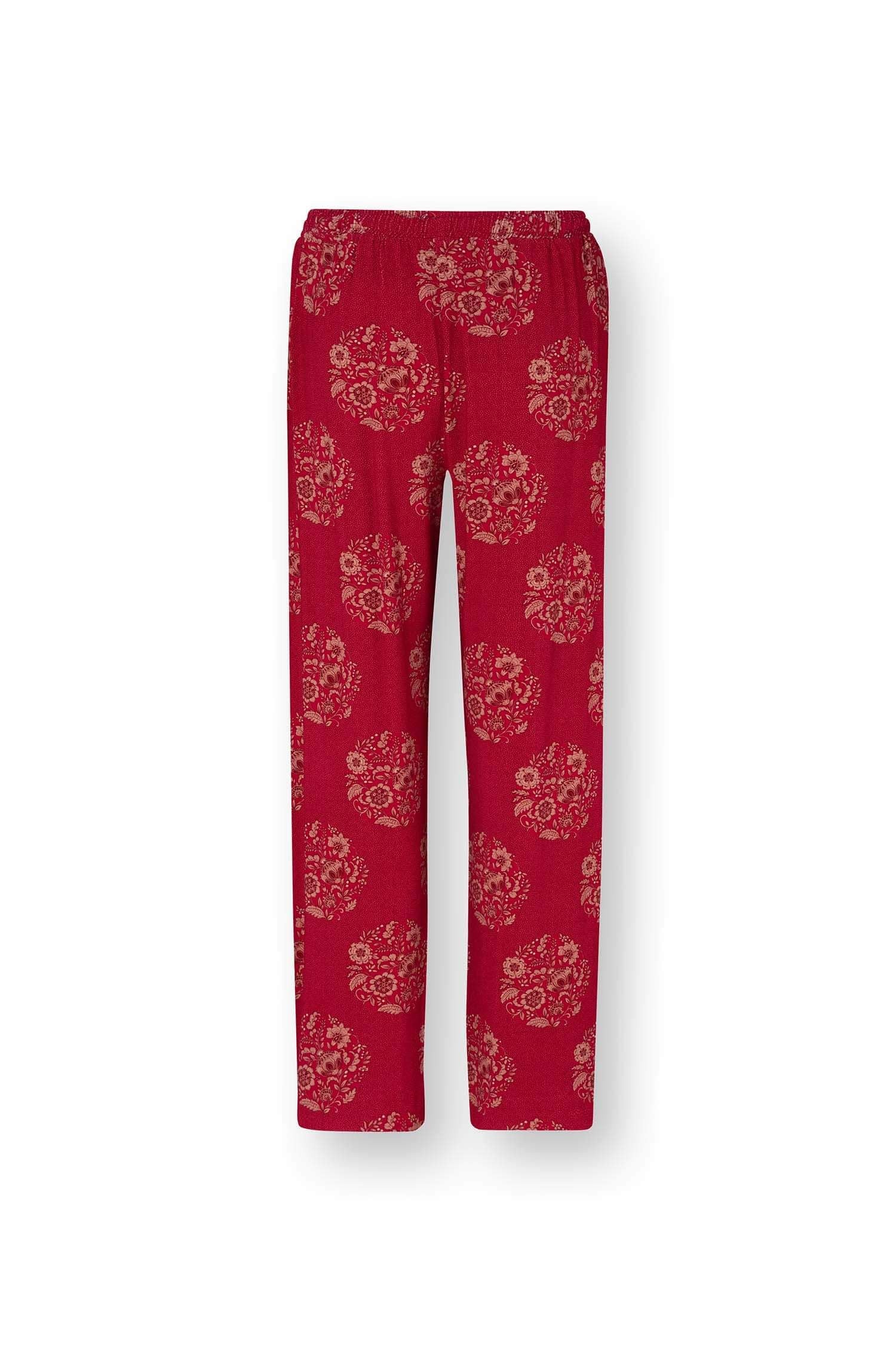 Dlouhé kalhoty Belin Namaste Red - Pip Studio