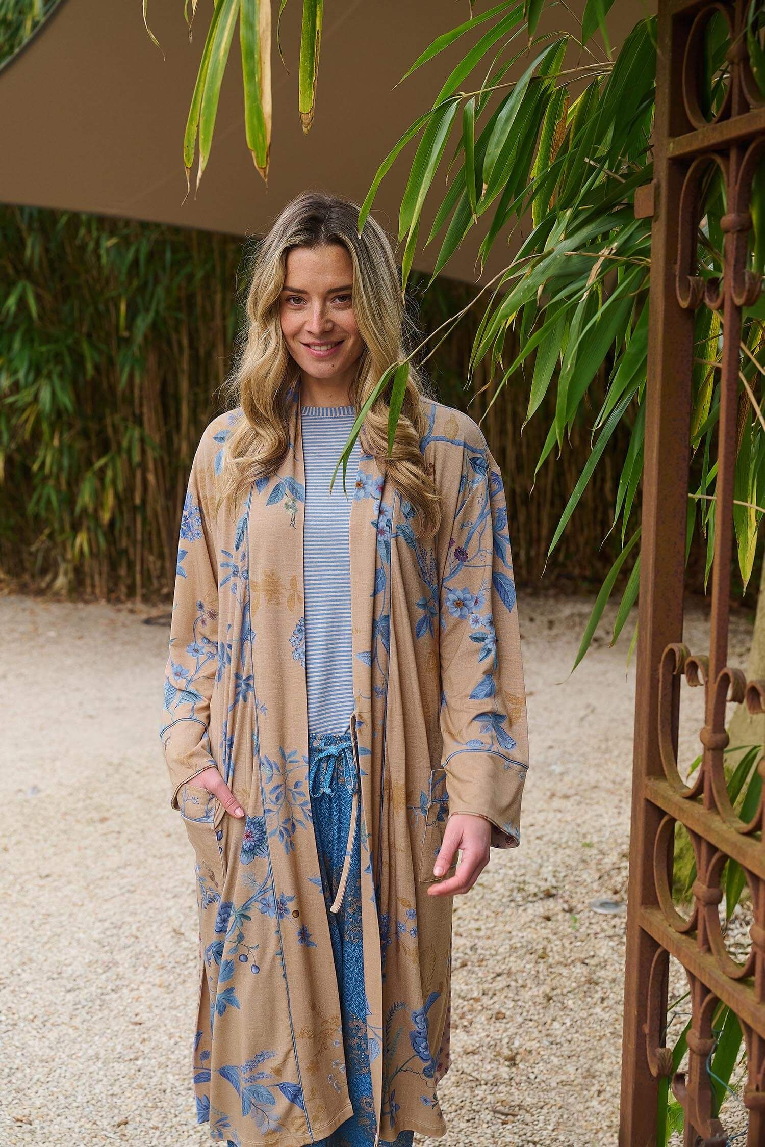 Kimono Nisha Marigold Blue - Pip Studio