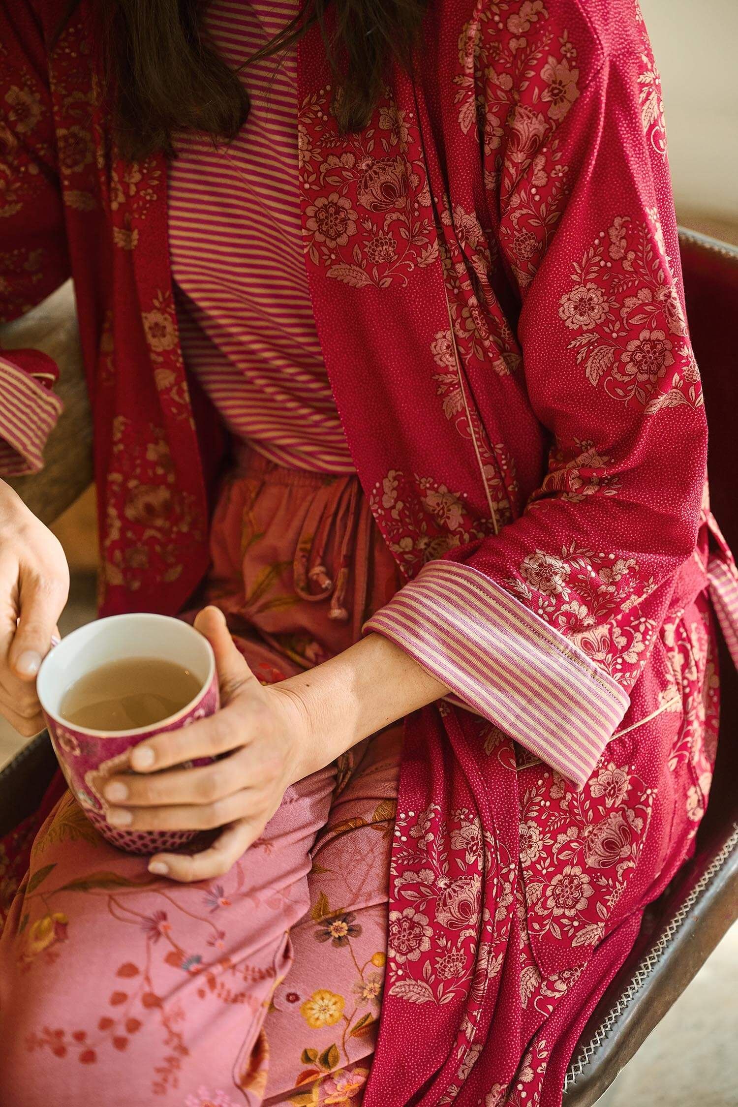 Kimono Nisha Namaste Red - Pip Studio