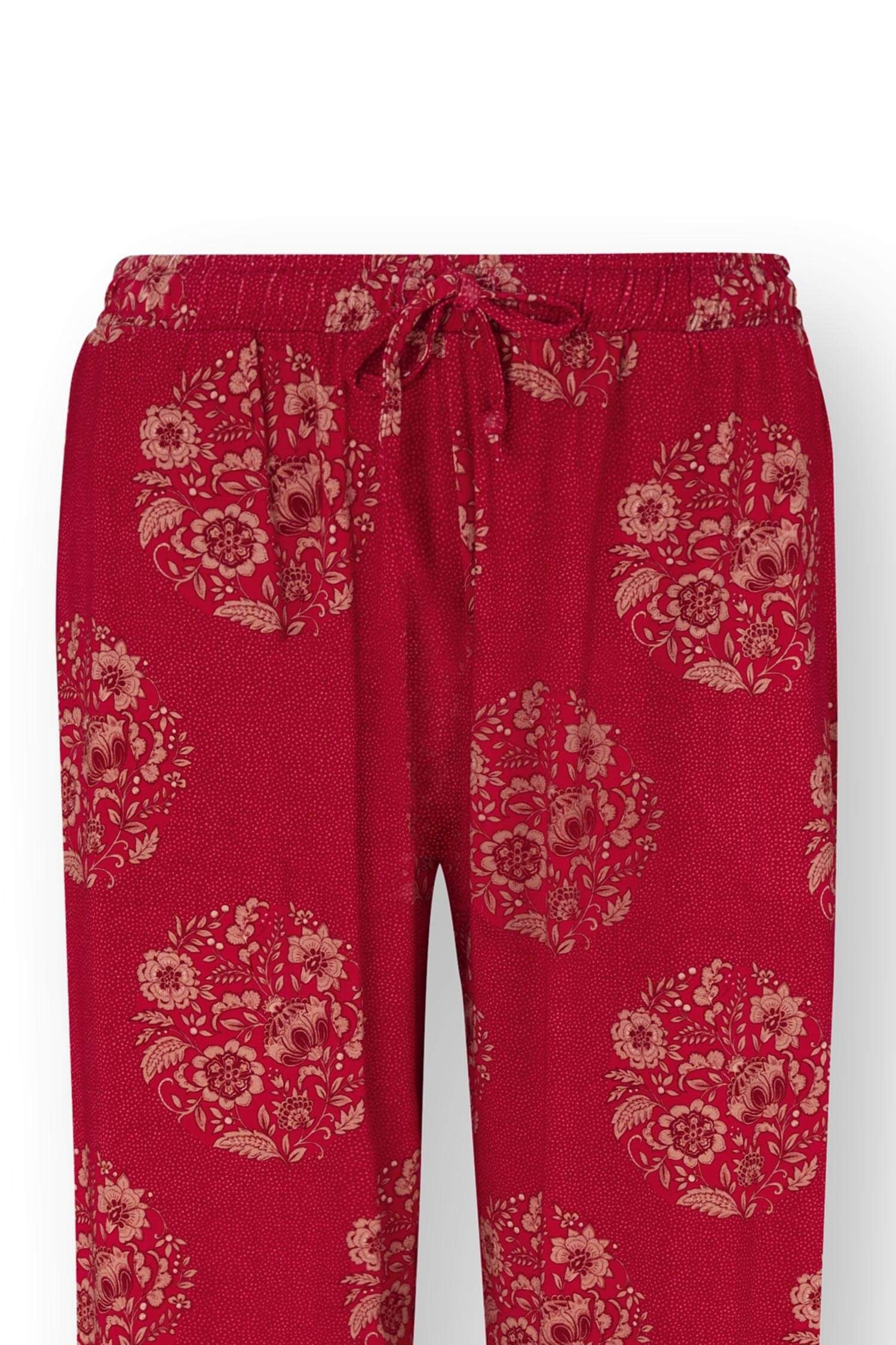 Dlouhé kalhoty Belin Namaste Red - Pip Studio