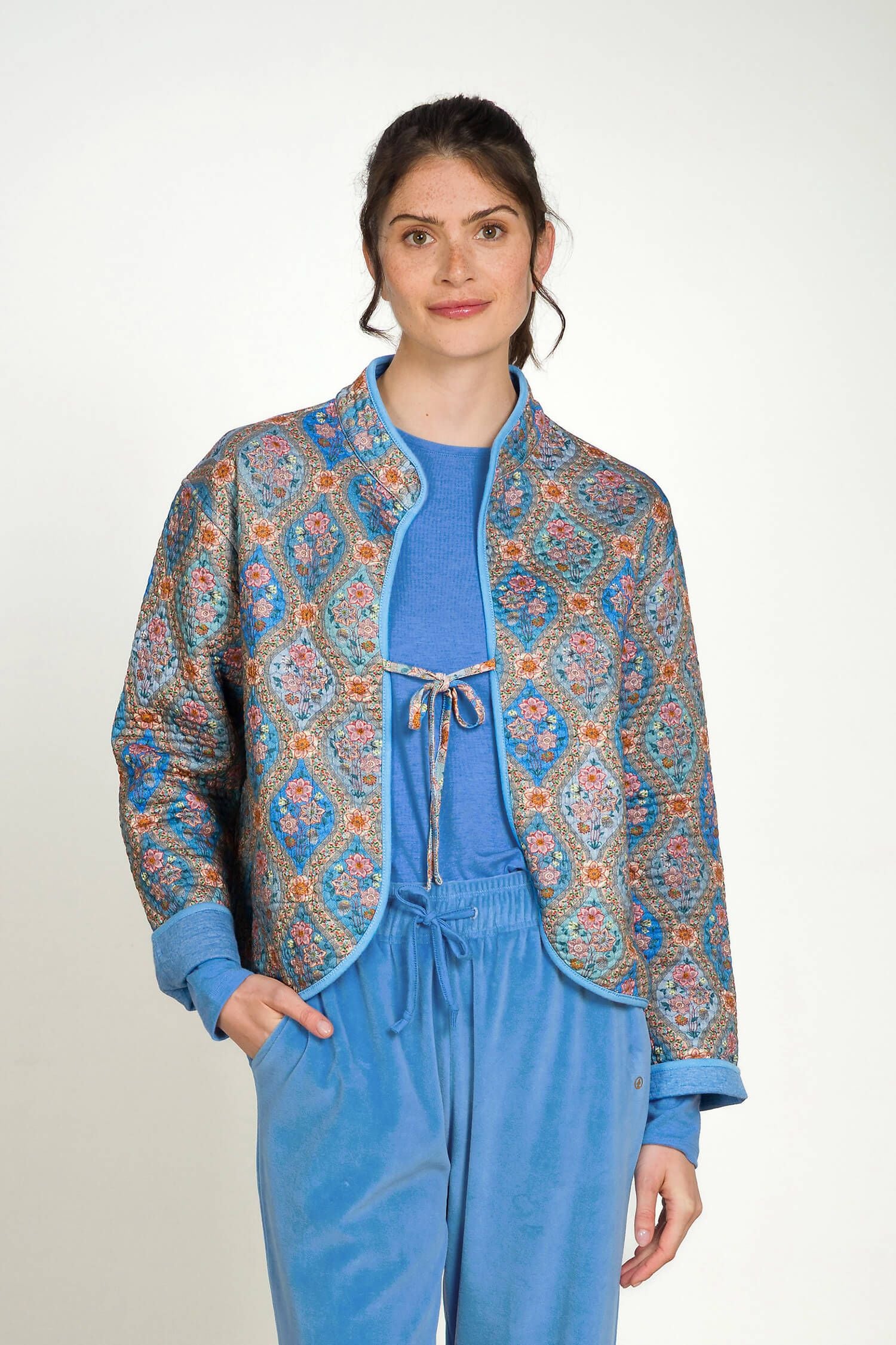 Nova Jacket Ornamental Blue