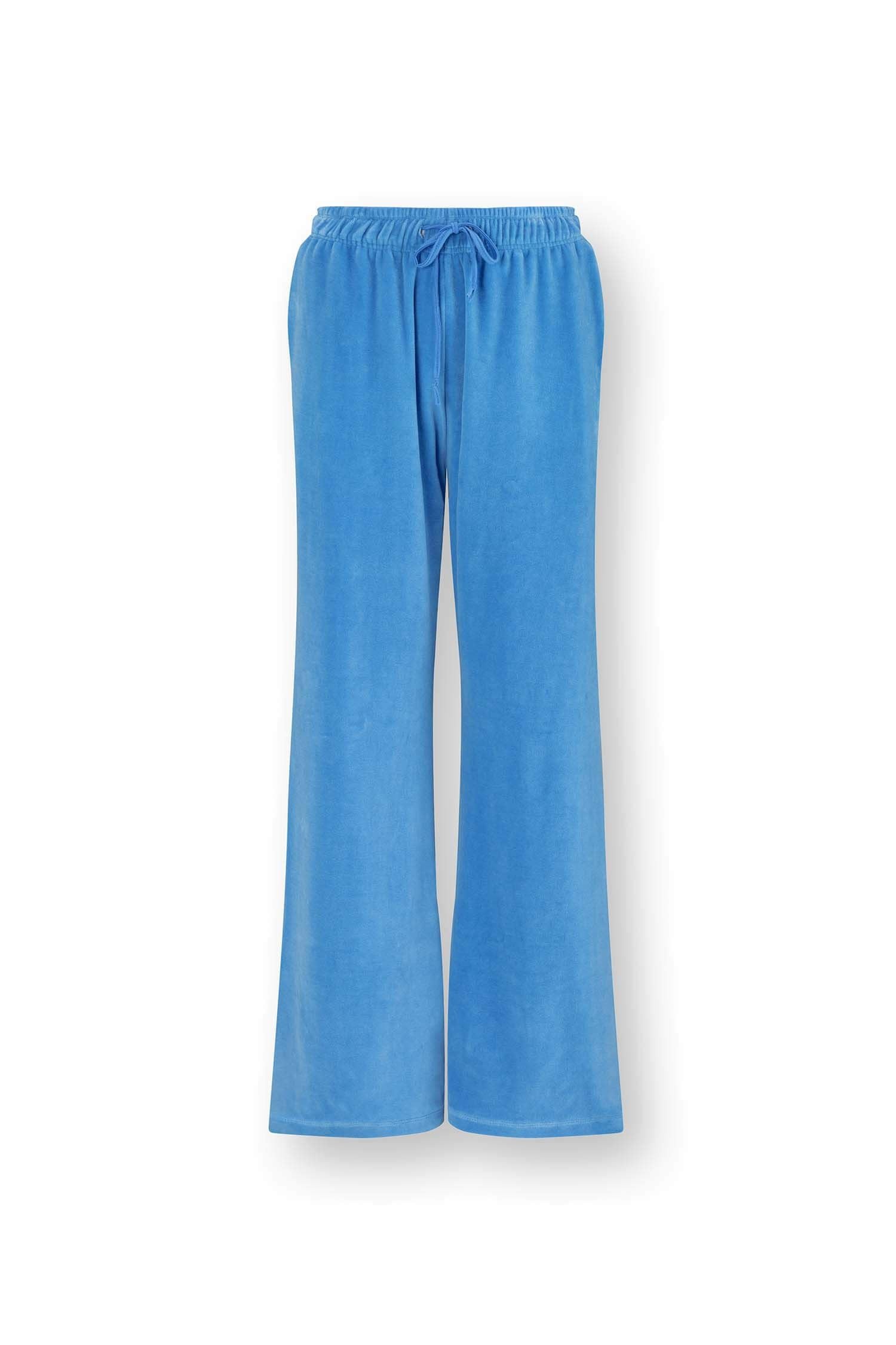 Dlouhé sametové kalhoty Britta Blue - Pip Studio