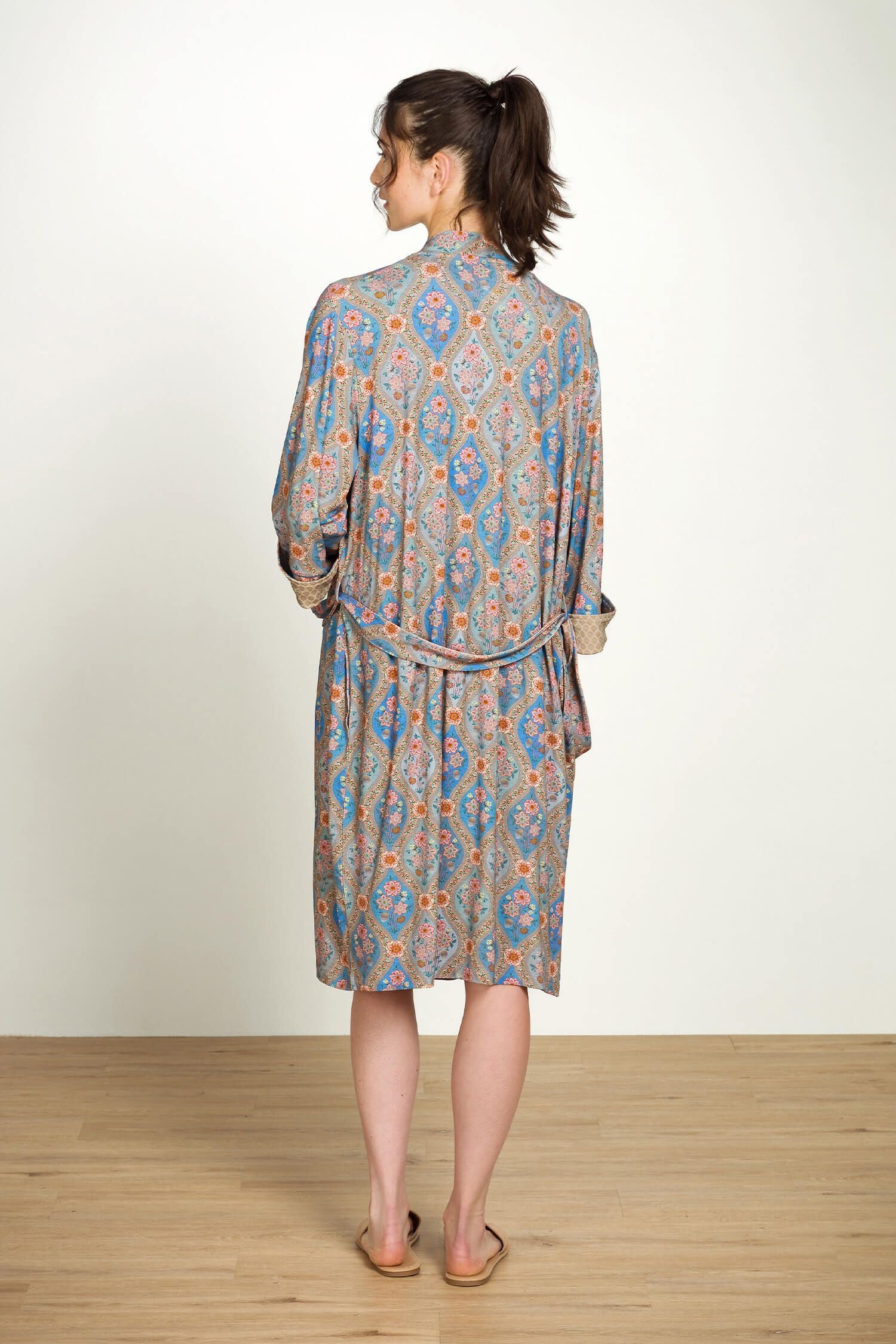 Kimono Naomi Ornament Blau