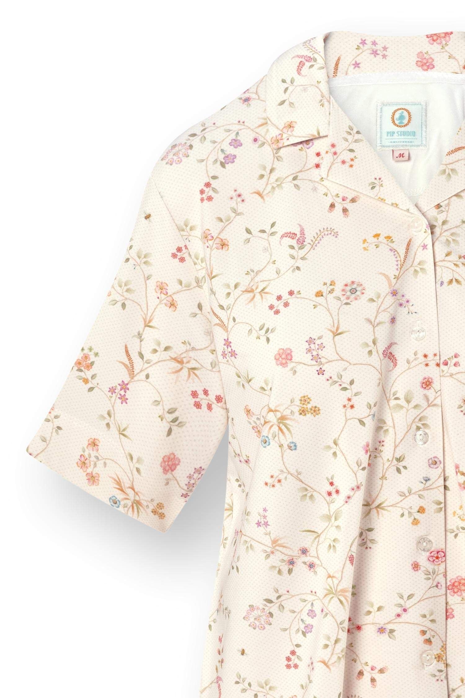 Košile Flora Little Delhi Off White - Pip Studio