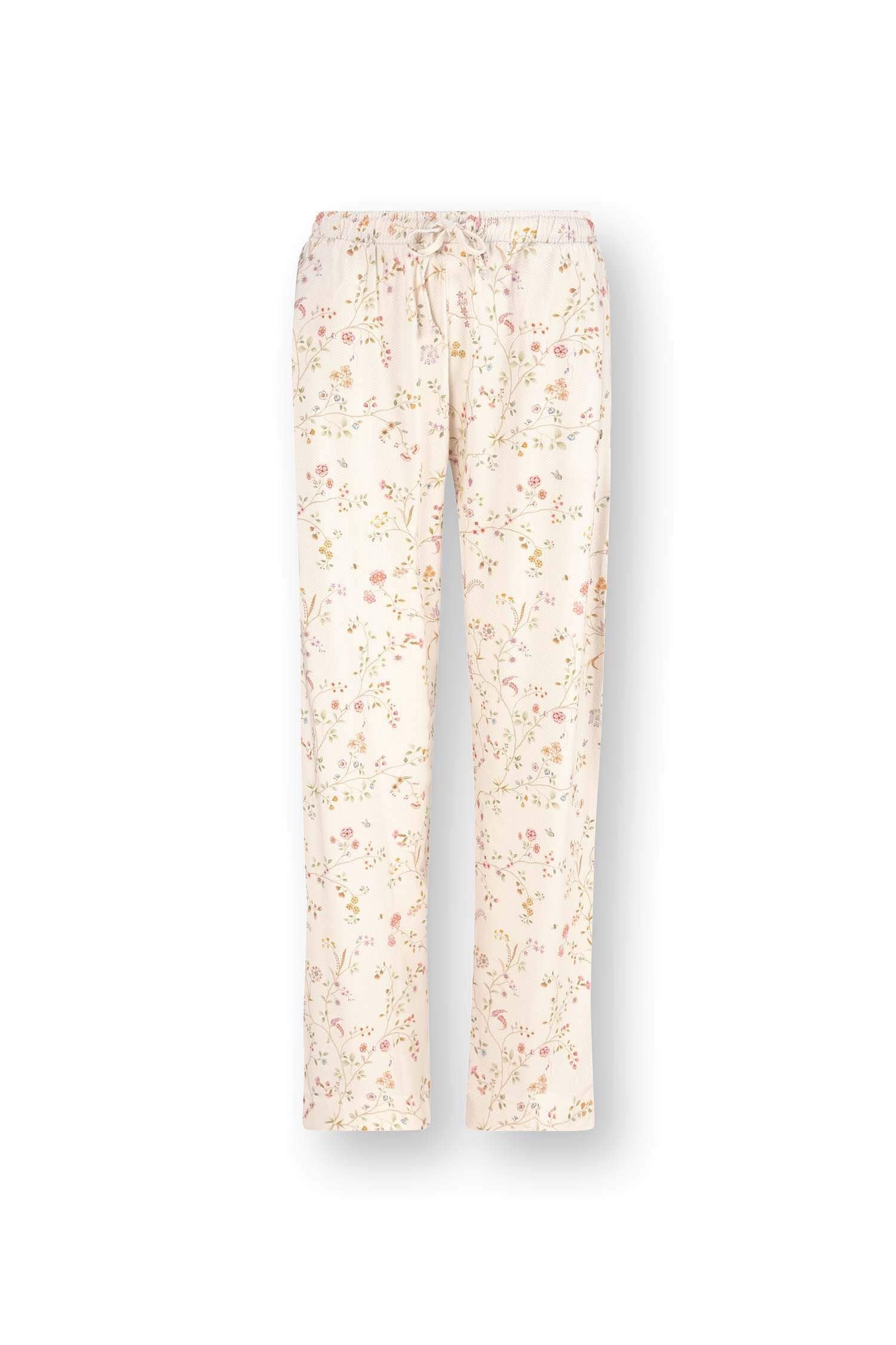Belin Little Delhi lange Hose in Cremeweiß