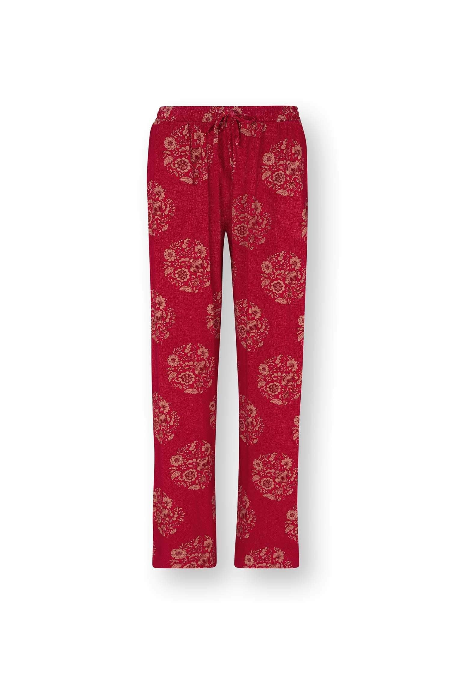 Dlouhé kalhoty Belin Namaste Red - Pip Studio