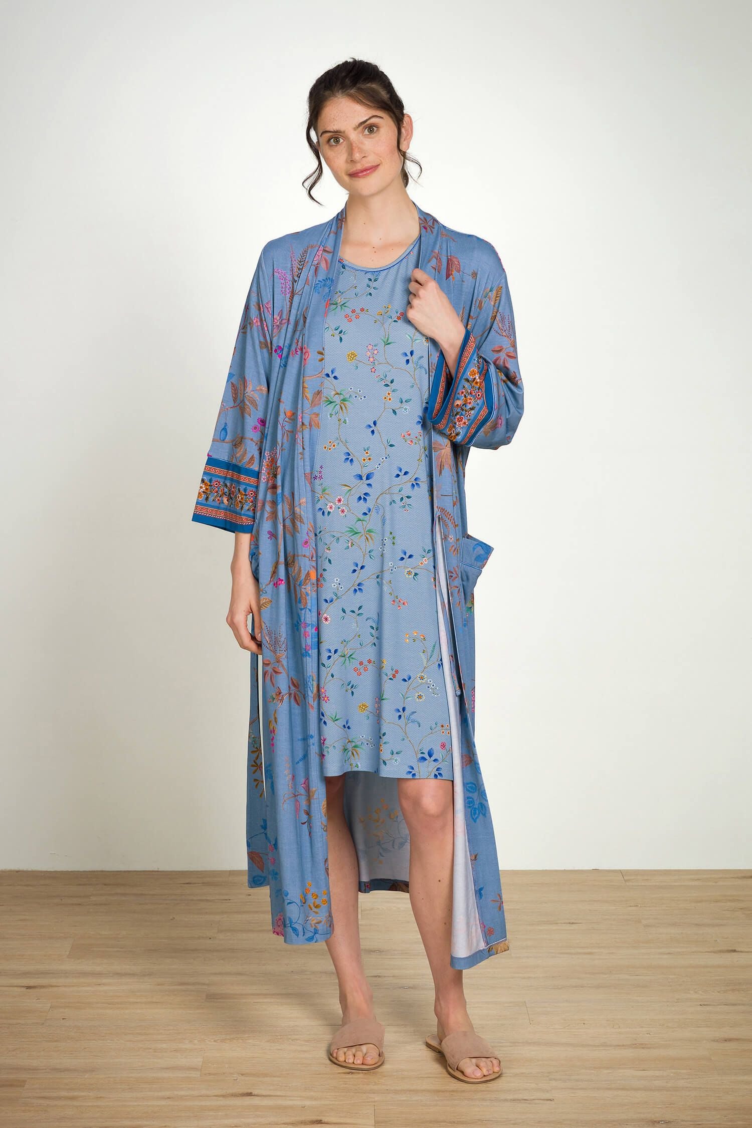 Noční košile Daniela Delhi Dreams Blue - Pip Studio
