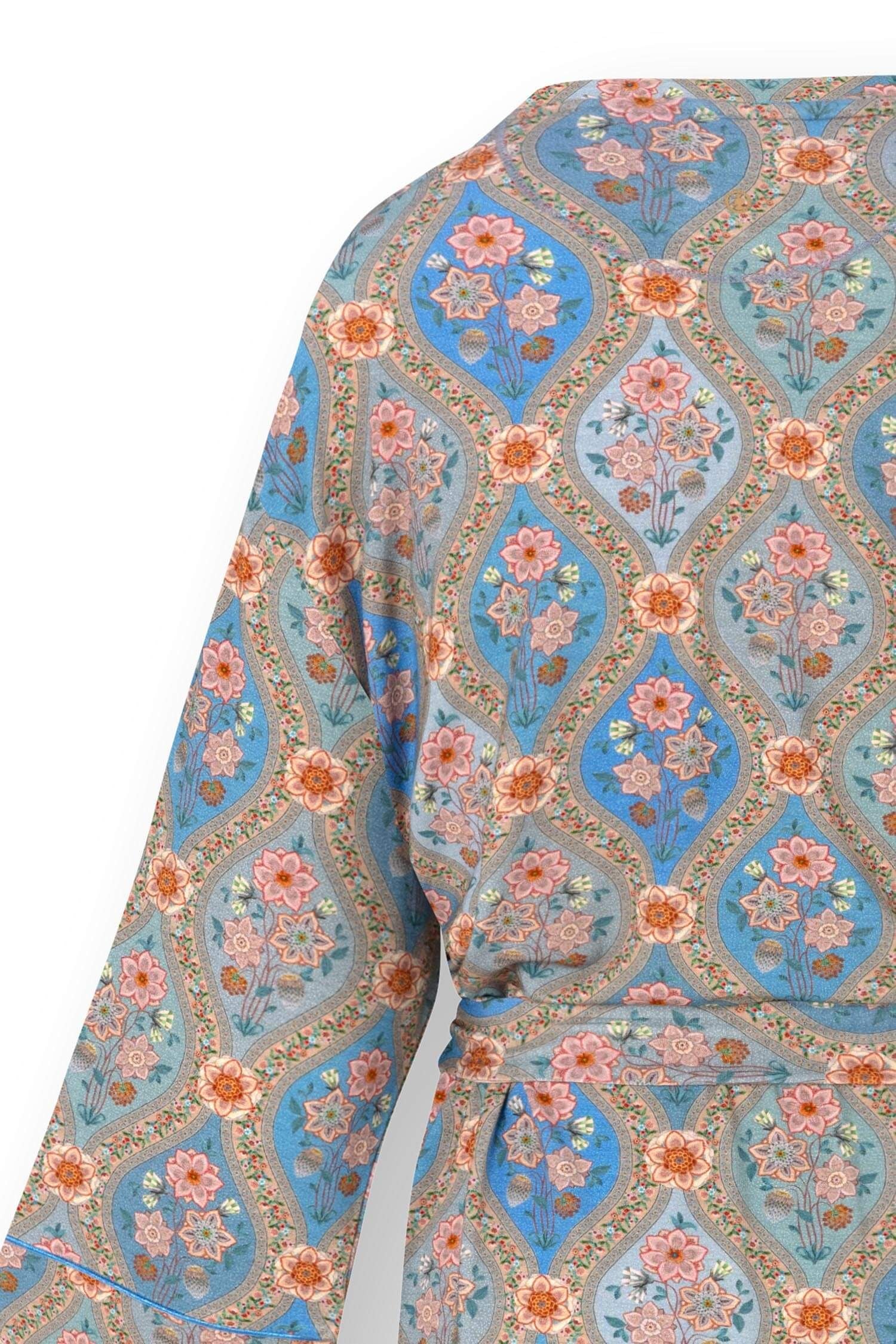 Kimono Naomi Ornament Blau