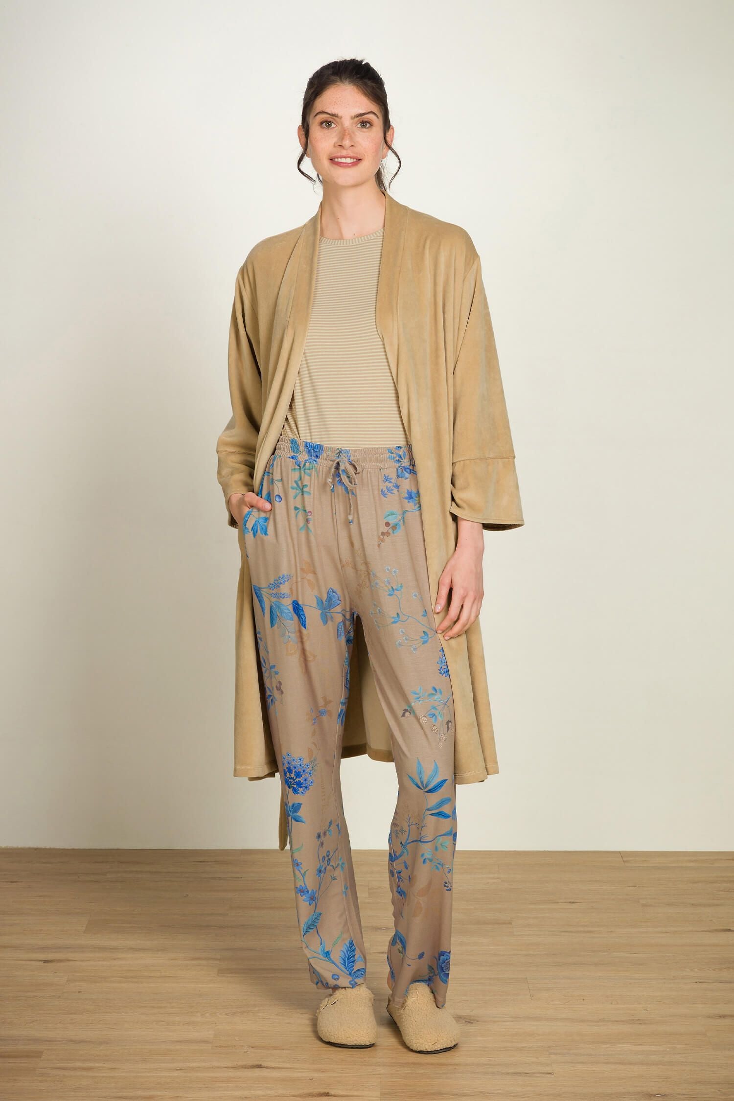 Dlouhé kalhoty Belin Marigold Blue - Pip Studio
