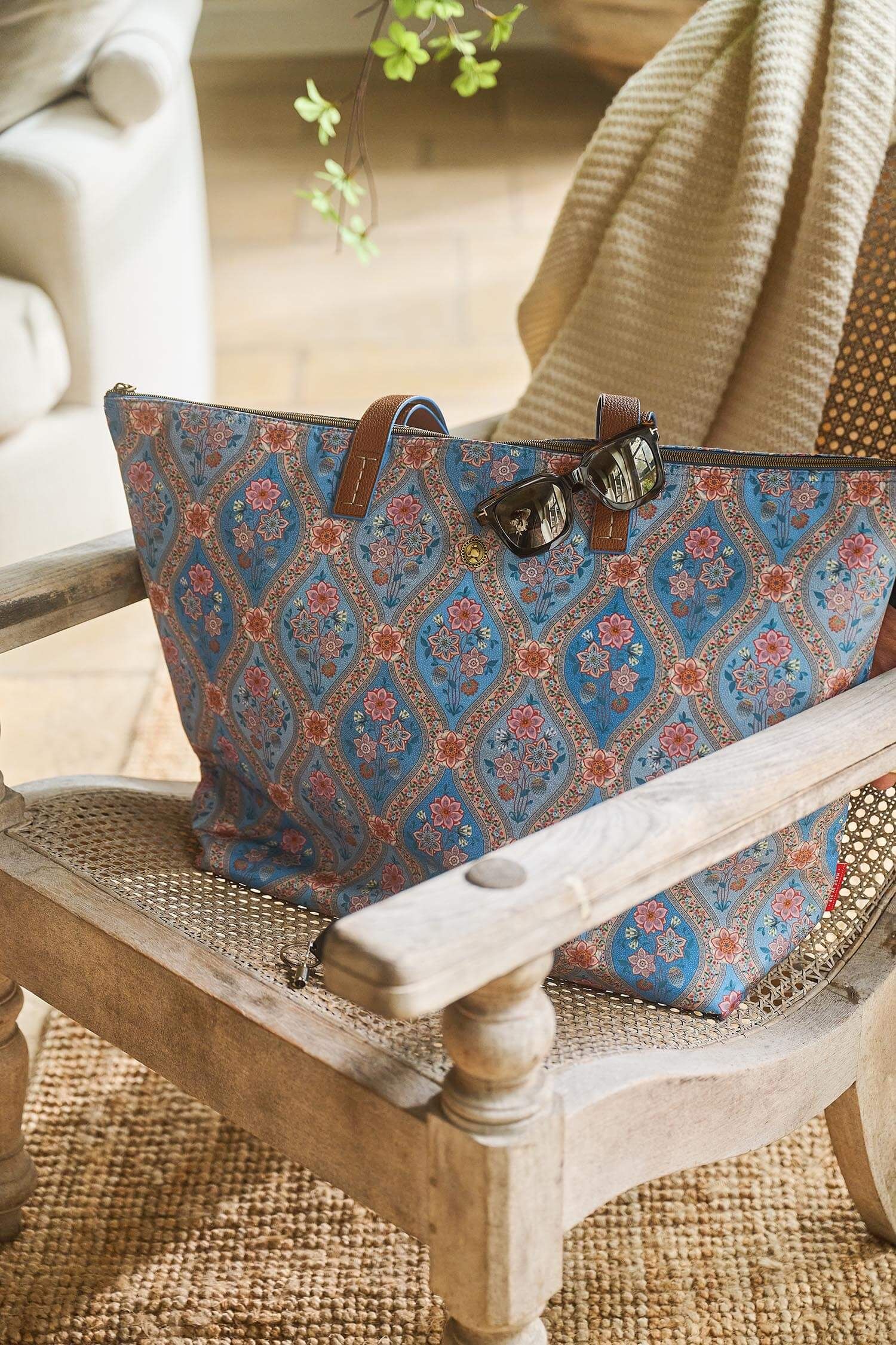 Tasche - Tilda Ornamento - Pip Studio (blau)