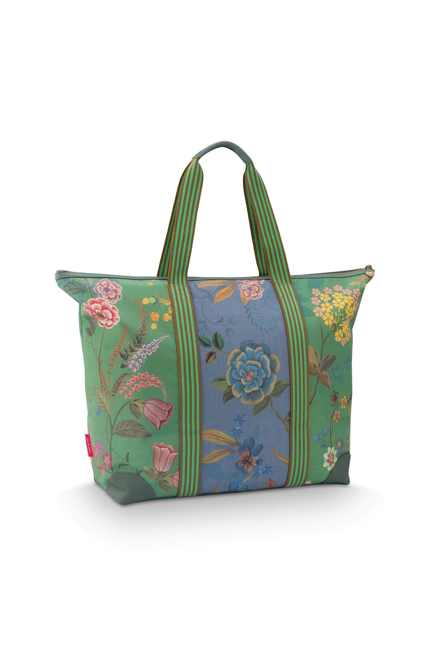 Taška velká - Tilda Large Bodhi Flower - Pip Studio (zelená)