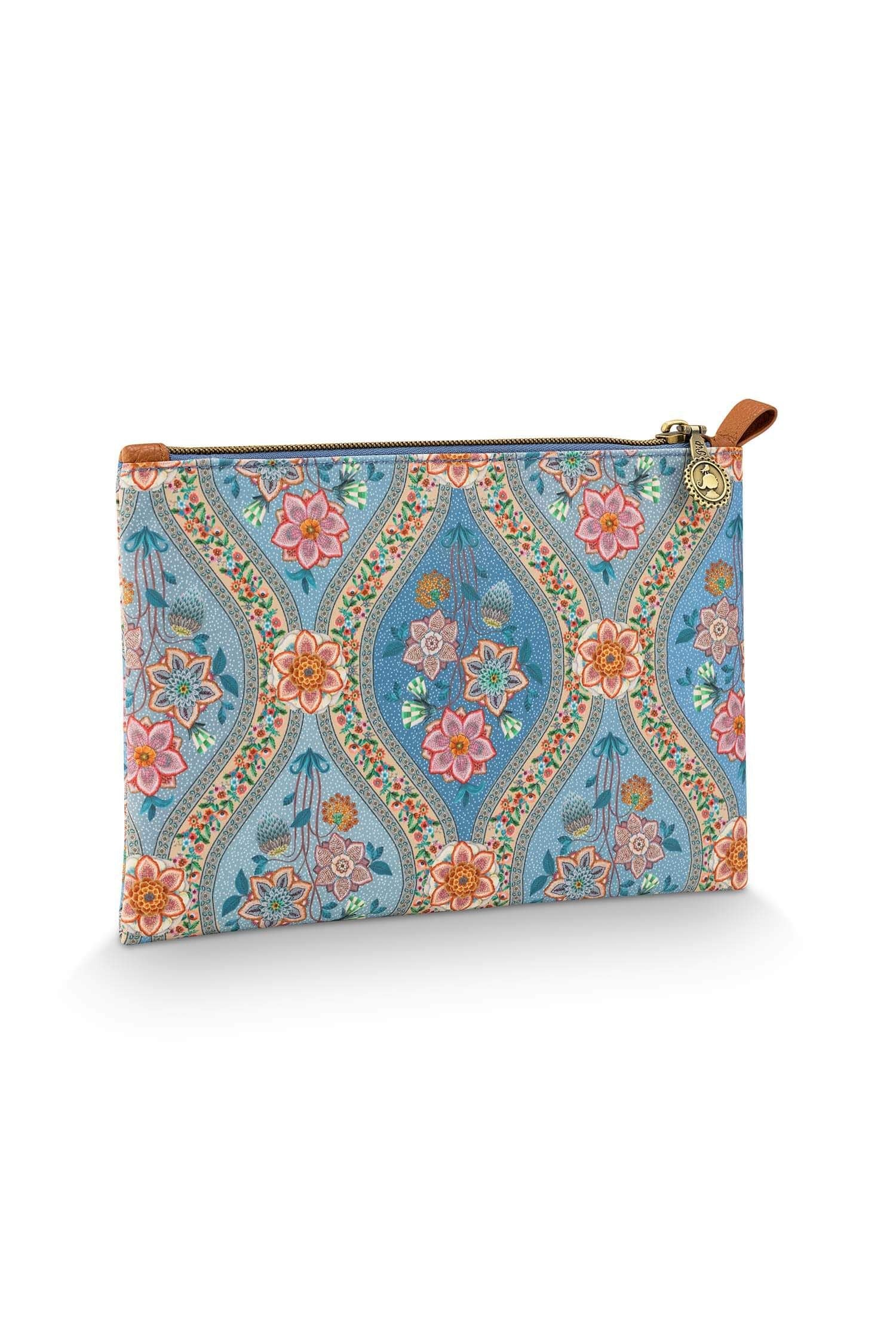 Kosmetiktasche - Charly Ornamento - Pip Studio (blau)