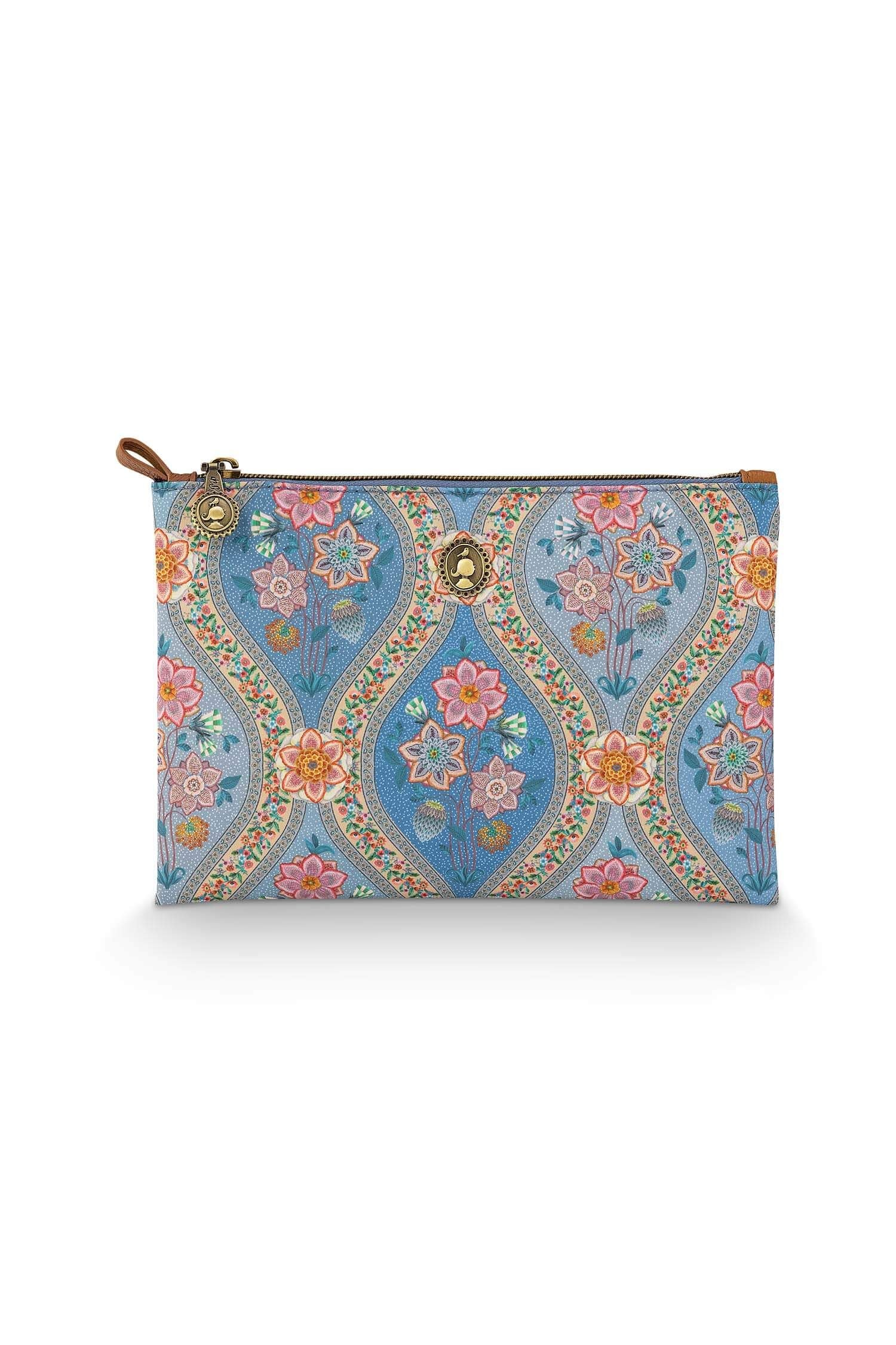 Kosmetiktasche - Charly Ornamento - Pip Studio (blau)