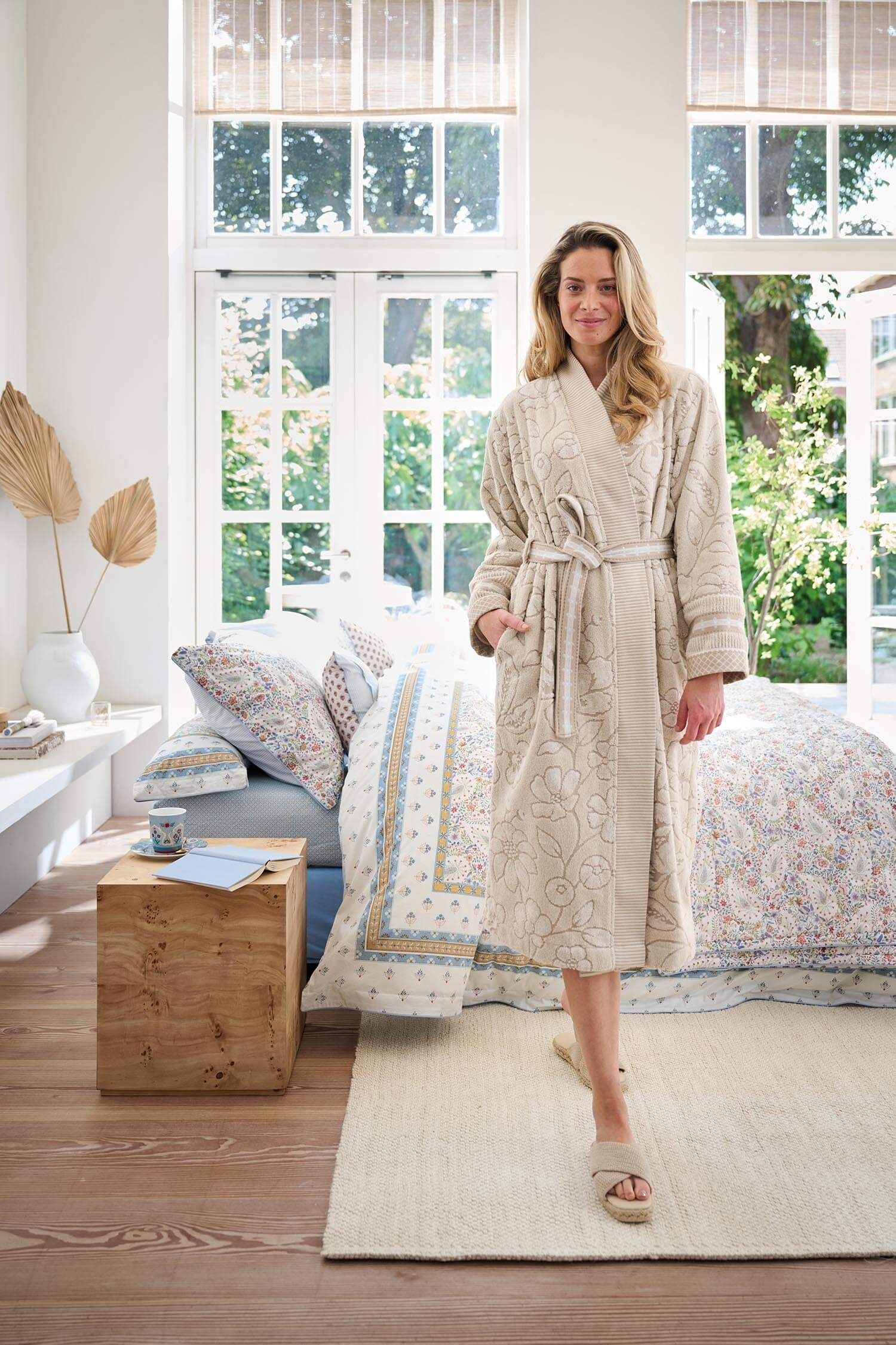Župan Jasmin Jacquard Sand - Pip Studio