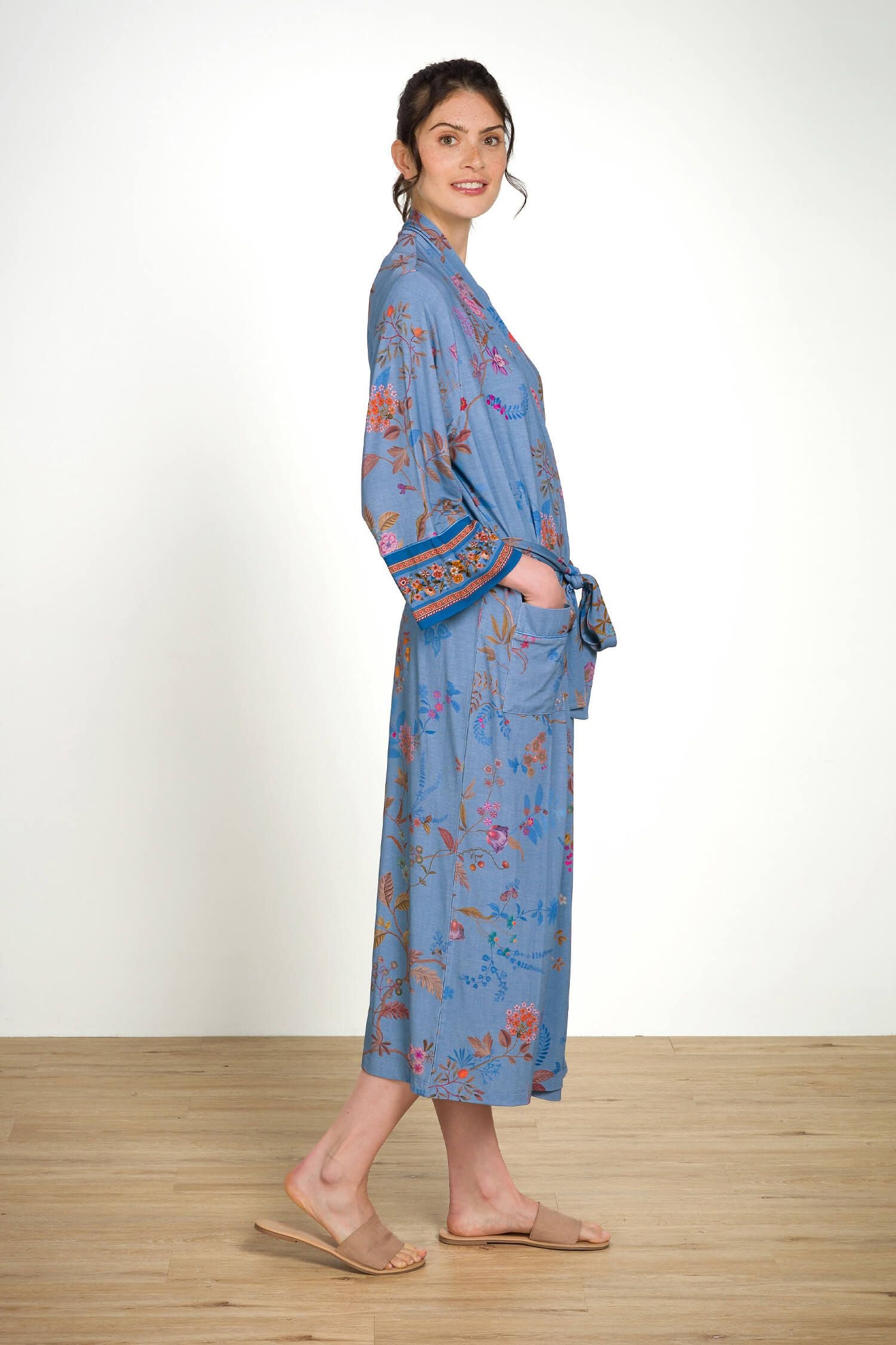 Kimono Noa Bodhi Flower Blue - Pip Studio