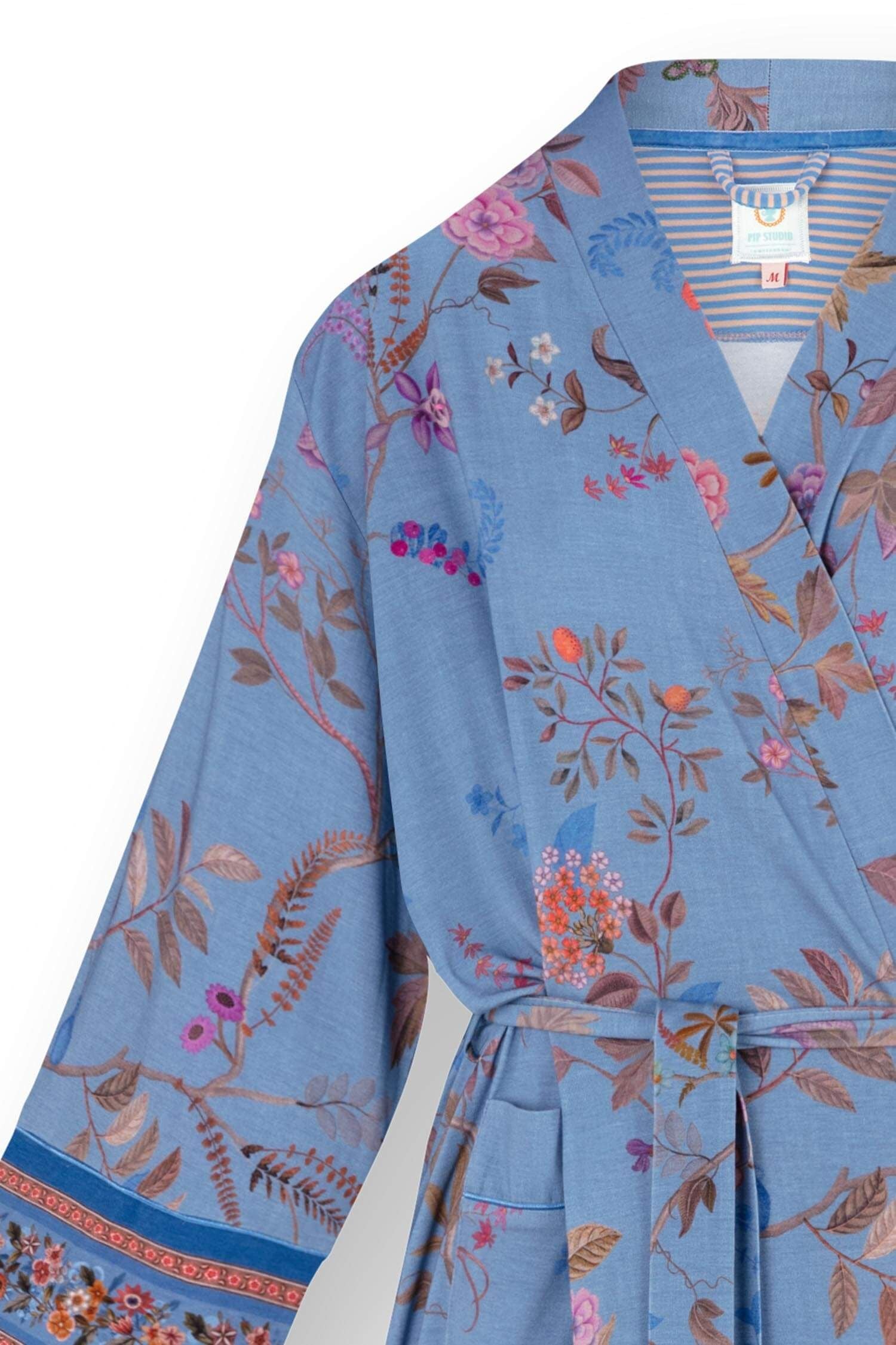 Kimono Noa Bodhi Flower Blue - Pip Studio