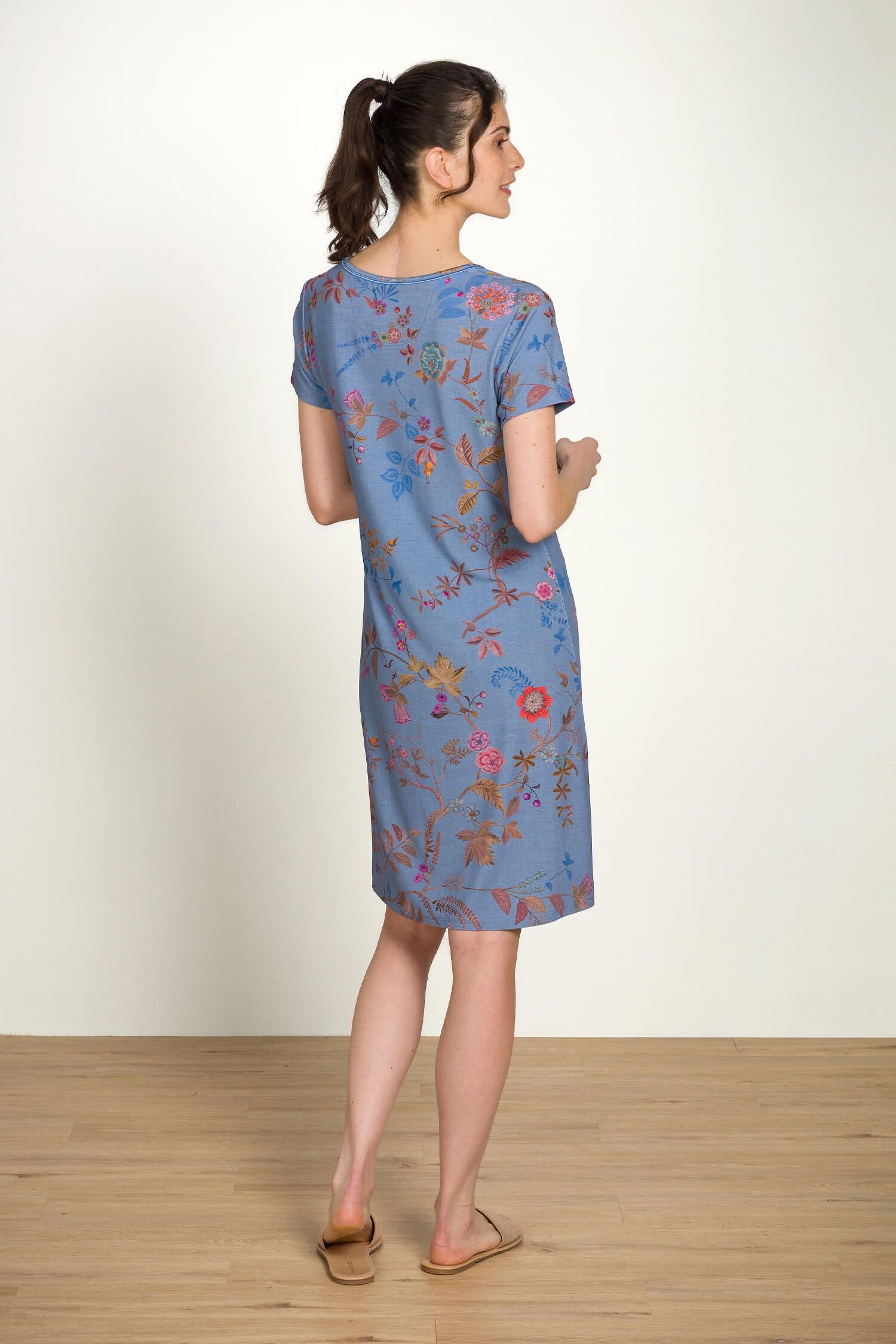 Noční košile Djoy Bodhi Flower Blue - Pip Studio