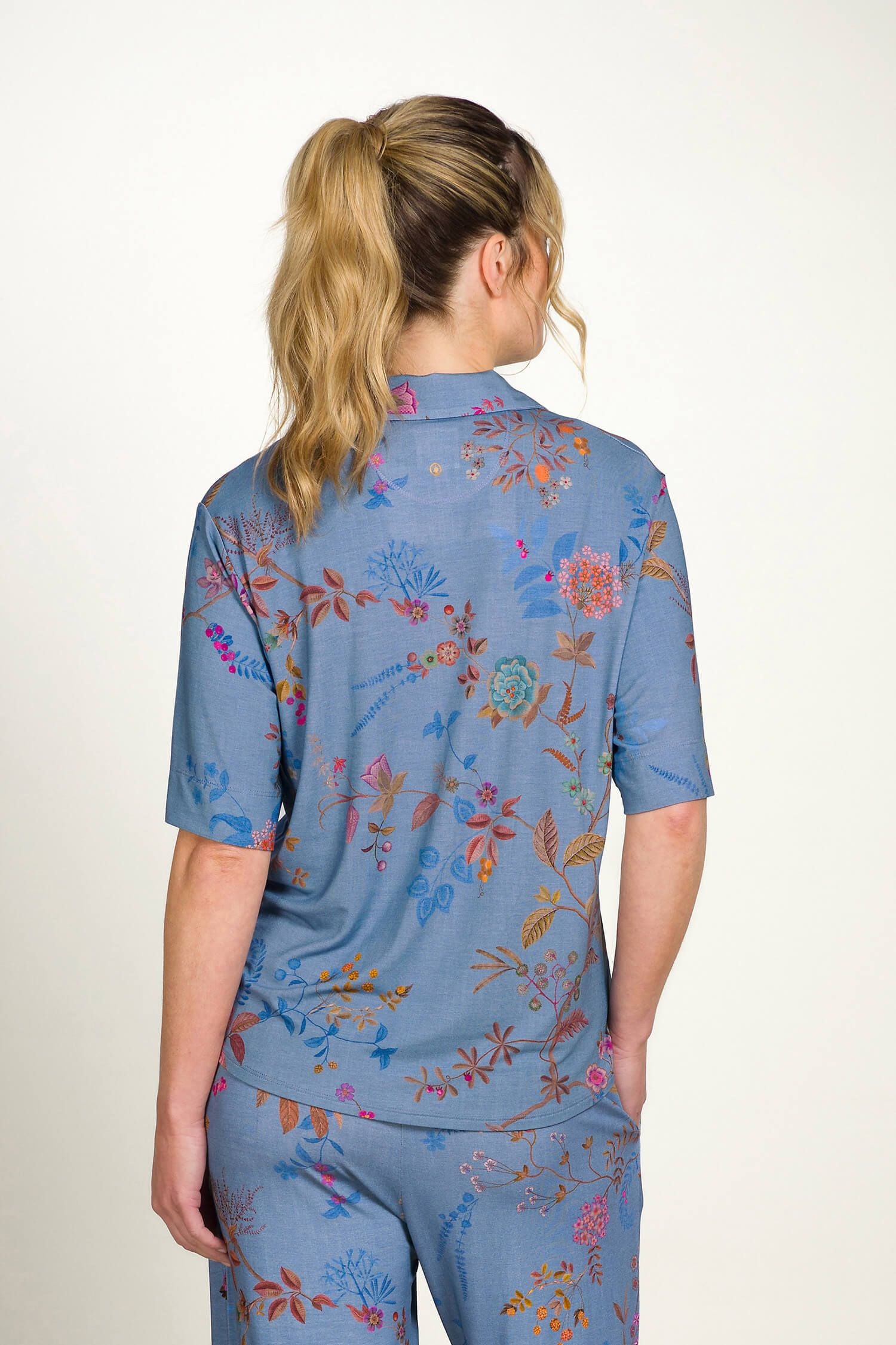 Košile Flora Bodhi Flower Blue - Pip Studio